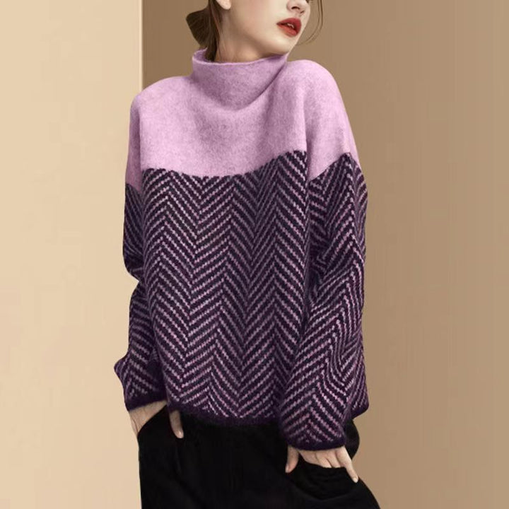 Sarah - Cotton Turtleneck Sweater