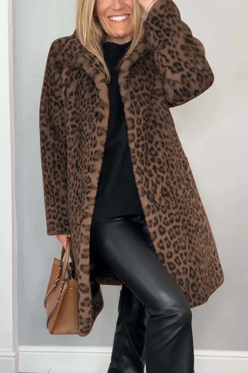 Amara - Leopard Coat