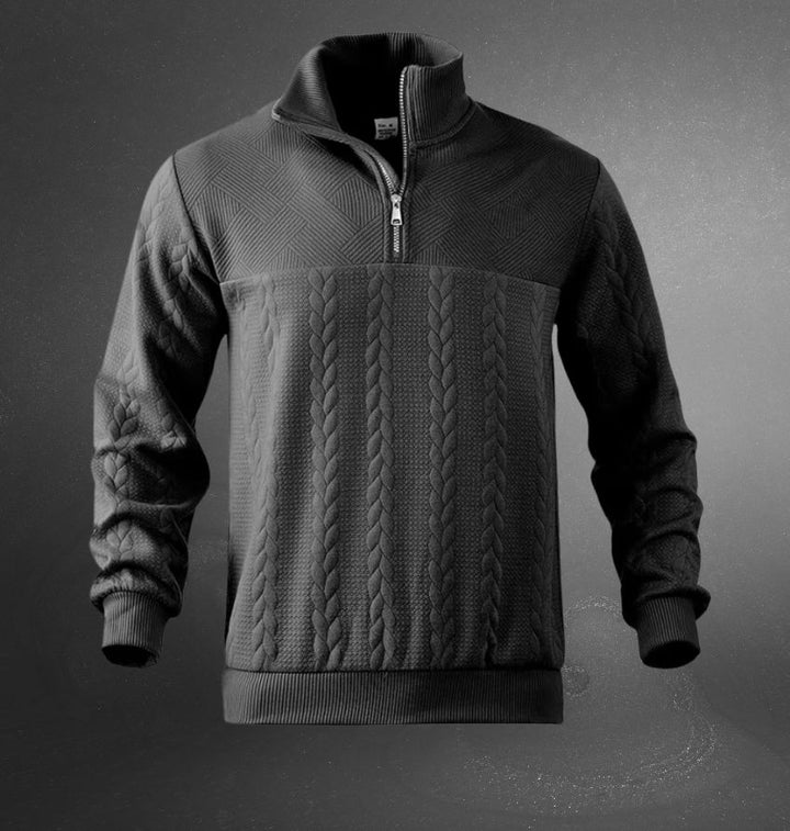 Oliver –  Vintage men's pullover with zipper