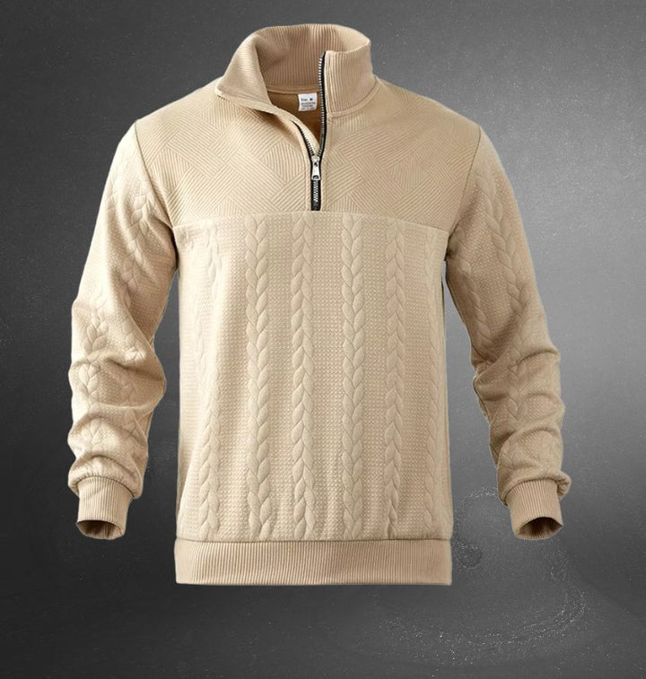 Oliver –  Vintage men's pullover with zipper