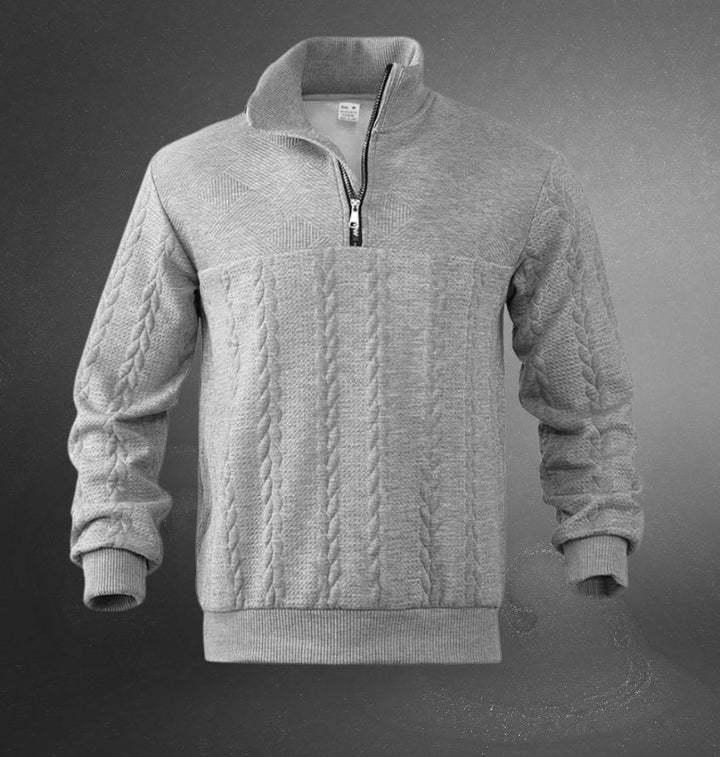 Oliver –  Vintage men's pullover with zipper