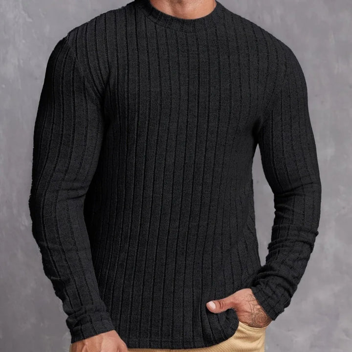 David - Ribbed Knit Pullover