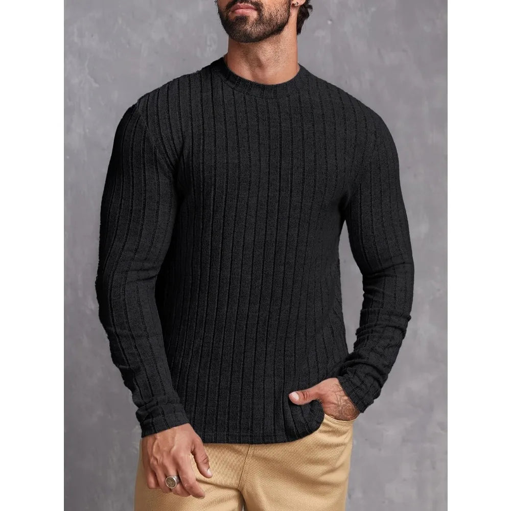 David - Ribbed Knit Pullover