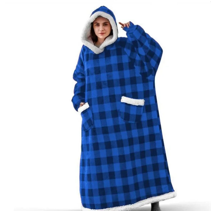 Sophia | Oversized Flannel Hoodie