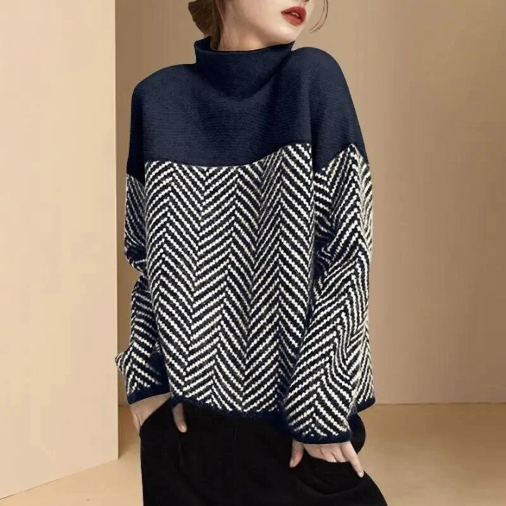 Sarah - Cotton Turtleneck Sweater