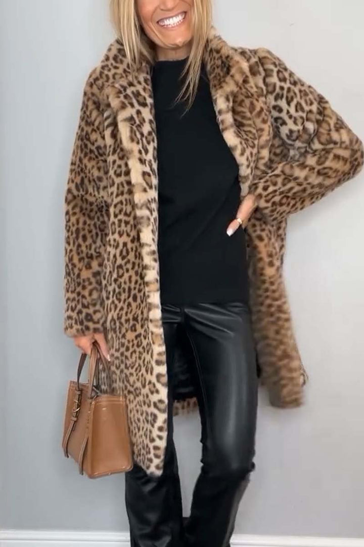 Amara - Leopard Coat